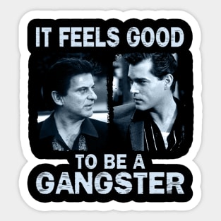 Graphic Gangster Vintage Funny Gift Sticker